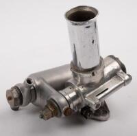 CARBURETTOR: An AMAL racing carburettor with a 1 1/16inch (27mm) throat size, external float chamber, has TT9&nbsp;stamped on the body, also has Q8A&nbsp;stamped on body [Location: Melbourne] - 2