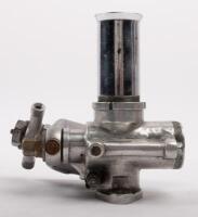 CARBURETTOR: An AMAL racing carburettor with a 1 1/16inch (27mm) throat size, external float chamber, has TT9&nbsp;stamped on the body, also has Q8A&nbsp;stamped on body [Location: Melbourne] - 3