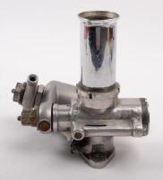 CARBURETTOR: An AMAL racing carburettor with a 1 1/16inch (27mm) throat size, external float chamber, has TT9&nbsp;stamped on the body, also has Q8A&nbsp;stamped on body [Location: Melbourne] - 4