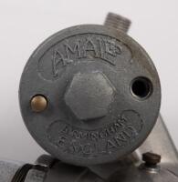 CARBURETTOR: An AMAL racing carburettor with a 1 1/16inch (27mm) throat size, external float chamber, has TT9&nbsp;stamped on the body, also has Q8A&nbsp;stamped on body [Location: Melbourne] - 7