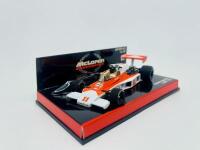 MCLAREN: A 1:43 scale model by Minichamps of the McLaren&nbsp;Ford&nbsp;M23, driven by James Hunt, edition 43, no. 38. Complete with original display case [Location: Sydney] - 2