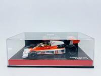 MCLAREN: A 1:43 scale model by Minichamps of the McLaren&nbsp;Ford&nbsp;M23, driven by James Hunt, edition 43, no. 38. Complete with original display case [Location: Sydney] - 4