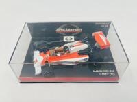 MCLAREN: A 1:43 scale model by Minichamps of the McLaren&nbsp;Ford&nbsp;M23, driven by James Hunt, edition 43, no. 38. Complete with original display case [Location: Sydney] - 5
