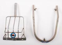 VESPA: Two Vespa scooter accessories, including a tail light protector cover and front guard/bumper surround [Location: Melbourne]&nbsp;