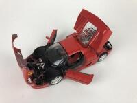 FERRARI: Three 1:18/1:16 scale Ferrari cars (NB description) - 10