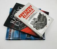 RACING ENGINES: Three hardcover publications relating to racing engines including &lsquo;Coventry Climax Racing Engines&rsquo; by Des Hammill, &lsquo;Classic Racing Engines&rsquo; by Karl Ludvigsen and &lsquo;The Ford Cosworth DFV&rsquo; by Andrew Noakes [Location: Sydney]