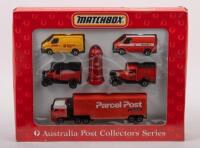 MATCHBOX: An Australia post collectors set, consists of six pieces including Ford T model, A model and Transit vans