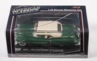 CADILLAC ELDORADO:&nbsp;A 1:43 scale 1953 Cadillac Eldorado closed convertible,&nbsp;finished in glacier green&nbsp;paintwork