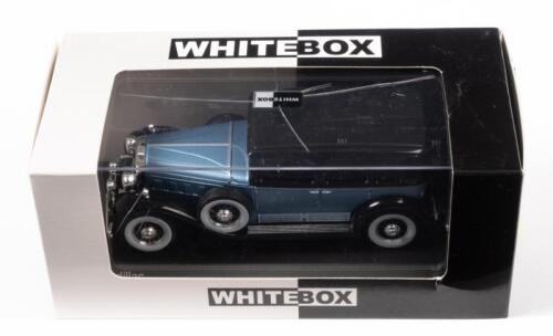CADILLAC V16: A 1:43 scale 1930 Cadillac V16 touring sedan, finished in two tone blue paintwork