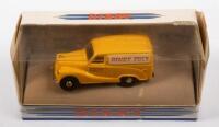 AUSTIN A40: A 1:43 scale Austin A40 van, painted yellow with the Dinky Toys signage to the side