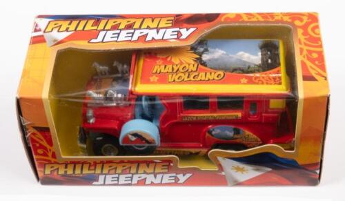 PHILIPPINE JEEPNEY: A diecast pull back model of Philippine jeepney vehicle