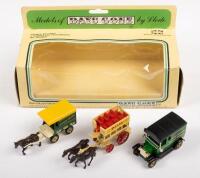 DAYS GONE COLLECTOR PACK: A box set of 3 models, this is the 1984 collector pack, comprising of 2 horse drawn vehicles and a delivery van
