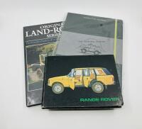 LAND-ROVER: Three publications relating to Land-Rover and Range Rover including &lsquo;Original Land-Rover Series 1&rsquo; by James Taylor [Location: Sydney]