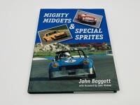 M.G.: Four publications relating to M.G. including &lsquo;MGF&rsquo; by David Knowles, &lsquo;Mighty Midgets & Special Sprites&rsquo; by John Baggott, &lsquo;MG & Austin Healey Spridgets&rsquo; by Chris Harvey and &lsquo;The Sprites and Midgets&rsquo; by Eric Dymock [Location: Sydney] - 4