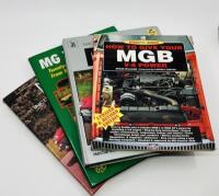 M.G.: Four publications relating to the MGB including &lsquo;How to Give your MGB V8 Power&rsquo; by Roger Williams, &lsquo;MGB: Guide to Purchase & DIY Restoration&rsquo; by Lindsay Porter, &lsquo;MG V8&rsquo; by David Knowles and &lsquo;MGB&rsquo; by David Knowles [Location: Sydney]