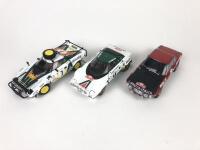 LANCIA: Three 1:18 scale Lancia rally cars (NB description) - 2