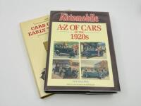BOOKS: Two publications including &lsquo;A-Z of Cars of the 1920s&rsquo; by Nick Baldwin and&nbsp;&lsquo;Cars of the Early Thirties&rsquo; by Tad Burness [Location: Sydney]