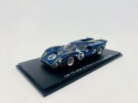 LOLA: A 1:43 scale model by Spark of the Lola T70 MK3B, winner of the 24 Hours of Daytona, driven by Mark Donohue and Chuck Parsons,&nbsp;complete with original packaging [Location: Sydney] - 2