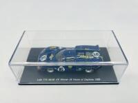 LOLA: A 1:43 scale model by Spark of the Lola T70 MK3B, winner of the 24 Hours of Daytona, driven by Mark Donohue and Chuck Parsons,&nbsp;complete with original packaging [Location: Sydney] - 8