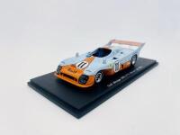 MIRAGE: A 1:43 scale model by Spark of the Gulf-Mirage GR8, winner of the 1975 24 Hours of Le Mans, driven by Jacky Ickx and Derek Bell, complete with original packaging [Location: Sydney] - 2