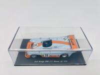 MIRAGE: A 1:43 scale model by Spark of the Gulf-Mirage GR8, winner of the 1975 24 Hours of Le Mans, driven by Jacky Ickx and Derek Bell, complete with original packaging [Location: Sydney] - 7