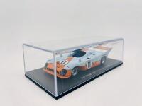 MIRAGE: A 1:43 scale model by Spark of the Gulf-Mirage GR8, winner of the 1975 24 Hours of Le Mans, driven by Jacky Ickx and Derek Bell, complete with original packaging [Location: Sydney] - 8