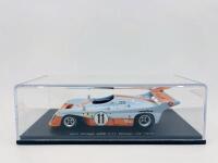 MIRAGE: A 1:43 scale model by Spark of the Gulf-Mirage GR8, winner of the 1975 24 Hours of Le Mans, driven by Jacky Ickx and Derek Bell, complete with original packaging [Location: Sydney] - 9