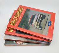 RALLYCOURSE: A collection of four Rallycourse annuals, Volumes 12-15 inclusive covering the Group A era, all in very good condition with dust jackets wrapped in protective plastic [Location: Sydney]