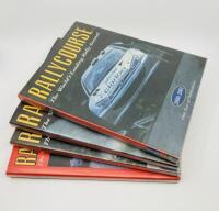 RALLYCOURSE: A collection of four Rallycourse annuals, Volumes 16-19&nbsp;inclusive covering the WRC&nbsp;era, all in very good condition with dust jackets wrapped in protective plastic [Location: Sydney]