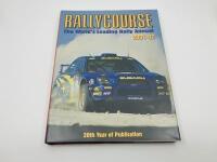 RALLYCOURSE: A collection of four Rallycourse annuals, Volumes 20-22 inclusive plus Volume 25 covering the WRC era, all in very good condition with dust jackets wrapped in protective plastic [Location: Sydney] - 2