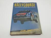 RALLYCOURSE: A collection of four Rallycourse annuals, Volumes 20-22 inclusive plus Volume 25 covering the WRC era, all in very good condition with dust jackets wrapped in protective plastic [Location: Sydney] - 5