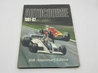 AUTOCOURSE: A collection of four Autocourse annuals Volumes 29-32&nbsp;inclusive (covering the period 1979-1980&nbsp;to 1982-1983), all in very good condition with dust jackets wrapped in protective plastic [Location: Sydney] - 4