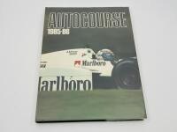 AUTOCOURSE: A collection of four Autocourse annuals Volumes 33-36&nbsp;inclusive (covering the period 1983-1984&nbsp;to 1986-1987), all in very good condition with dust jackets wrapped in protective plastic [Location: Sydney] - 4