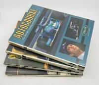 AUTOCOURSE: A collection of four Autocourse annuals Volumes 41-44&nbsp;inclusive (covering the period 1991-1992&nbsp;to 1994-1995), all in very good condition with dust jackets wrapped in protective plastic [Location: Sydney]