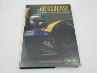 AUTOCOURSE: A collection of four Autocourse annuals Volumes 41-44&nbsp;inclusive (covering the period 1991-1992&nbsp;to 1994-1995), all in very good condition with dust jackets wrapped in protective plastic [Location: Sydney] - 4