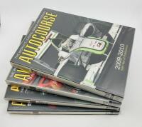 AUTOCOURSE: A collection of four Autocourse annuals Volumes 53-54, 57 and 59&nbsp;(covering the period 2003-2004&nbsp;to 2009-2010), all in very good condition with dust jackets wrapped in protective plastic [Location: Sydney]
