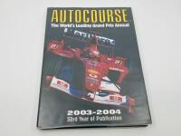 AUTOCOURSE: A collection of four Autocourse annuals Volumes 53-54, 57 and 59&nbsp;(covering the period 2003-2004&nbsp;to 2009-2010), all in very good condition with dust jackets wrapped in protective plastic [Location: Sydney] - 2