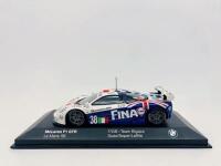 MCLAREN: A 1:43 scale model by Minichamps of the Team Bigazzi&nbsp;#38&nbsp;McLaren F1 GTR,&nbsp;driven by Marc Duez, Steve Soper and Jacques Laffite in the 1996 24 Hours of Le Mans,&nbsp;complete with original packaging [Location: Sydney]