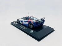 MCLAREN: A 1:43 scale model by Minichamps of the Team Bigazzi&nbsp;#38&nbsp;McLaren F1 GTR,&nbsp;driven by Marc Duez, Steve Soper and Jacques Laffite in the 1996 24 Hours of Le Mans,&nbsp;complete with original packaging [Location: Sydney] - 3