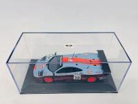 MCLAREN: A 1:43 scale model by Minichamps of the GTC Racing/Gulf&nbsp;McLaren F1 GTR&nbsp;Long Tail, driven by Ray Bellm, Andrew Gilbert-Scott and Masanori Sekiya in the 1997&nbsp;24 Hours of Le Mans, complete with original packaging [Location: Sydney] - 5