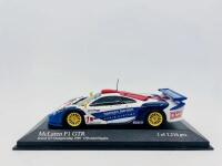 MCLAREN: A 1:43 scale model by Minichamps of the EMKA Racing&nbsp;McLaren F1 GTR Long Tail, driven by Tim Sugden and Steve O'Rourke in the 1999 British GT Championship, complete with original packaging [Location: Sydney]