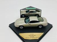 JAGUAR: A 1:43 scale model by Vitesse of the XK8 Coup&eacute; in Topaz, in original packaging [Location: Sydney}