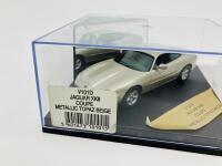 JAGUAR: A 1:43 scale model by Vitesse of the XK8 Coup&eacute; in Topaz, in original packaging [Location: Sydney} - 3