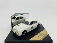 JAGUAR: A 1:43 scale model by Vitesse of the Mark II 3.8 Roy Salvadori's 1960 Silverstone winner,&nbsp;in original packaging [Location: Sydney] - 3