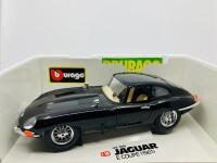 JAGUAR: A 1:18 scale model by Burago of the E-type FHC, in original packaging [Location: Sydney]
