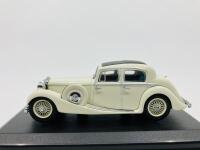 JAGUAR: A 1:43 scale model by Oxford of the SS 2 1/2-litre Saloon in Cream, in original packaging [Location: Sydney] - 2