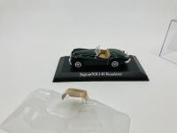 JAGUAR: A 1:43 scale model by Norev of the XK140 Roadster in BRG, in original packaging [Location: Sydney] - 4