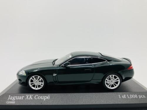 209 · JAGUAR: A 1:43 scale model by Minichamps of the XK8 Coupé in Green, Limited Edition (1,008 pieces), in original packaging [Location: Sydney]