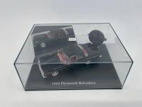 Plymouth: A 1:43 scale model by Eagle Collectables&nbsp;of the 1964 Plymouth Belvedere in black, complete with original packaging [Location: Sydney] - 7