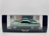 DODGE: A 1:43 scale model by Neo Scale Models of the Dodge Custom Royal Lancer 2-door hardtop&nbsp;in green, complete with original packaging [Location: Sydney] - 8